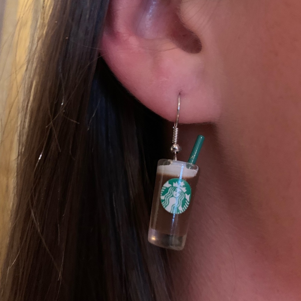 Starbucks Earrings!!! For the coffee drinker! So cute!!